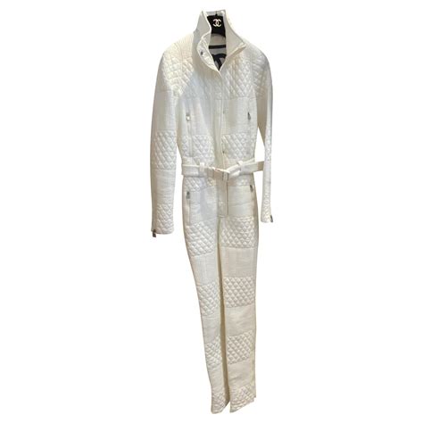 white chanel jumpsuit